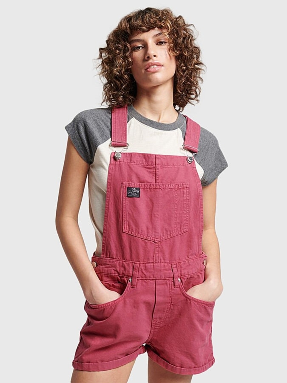 Superdry Vintage Canvas Short Jumpsuit / Dungaree.